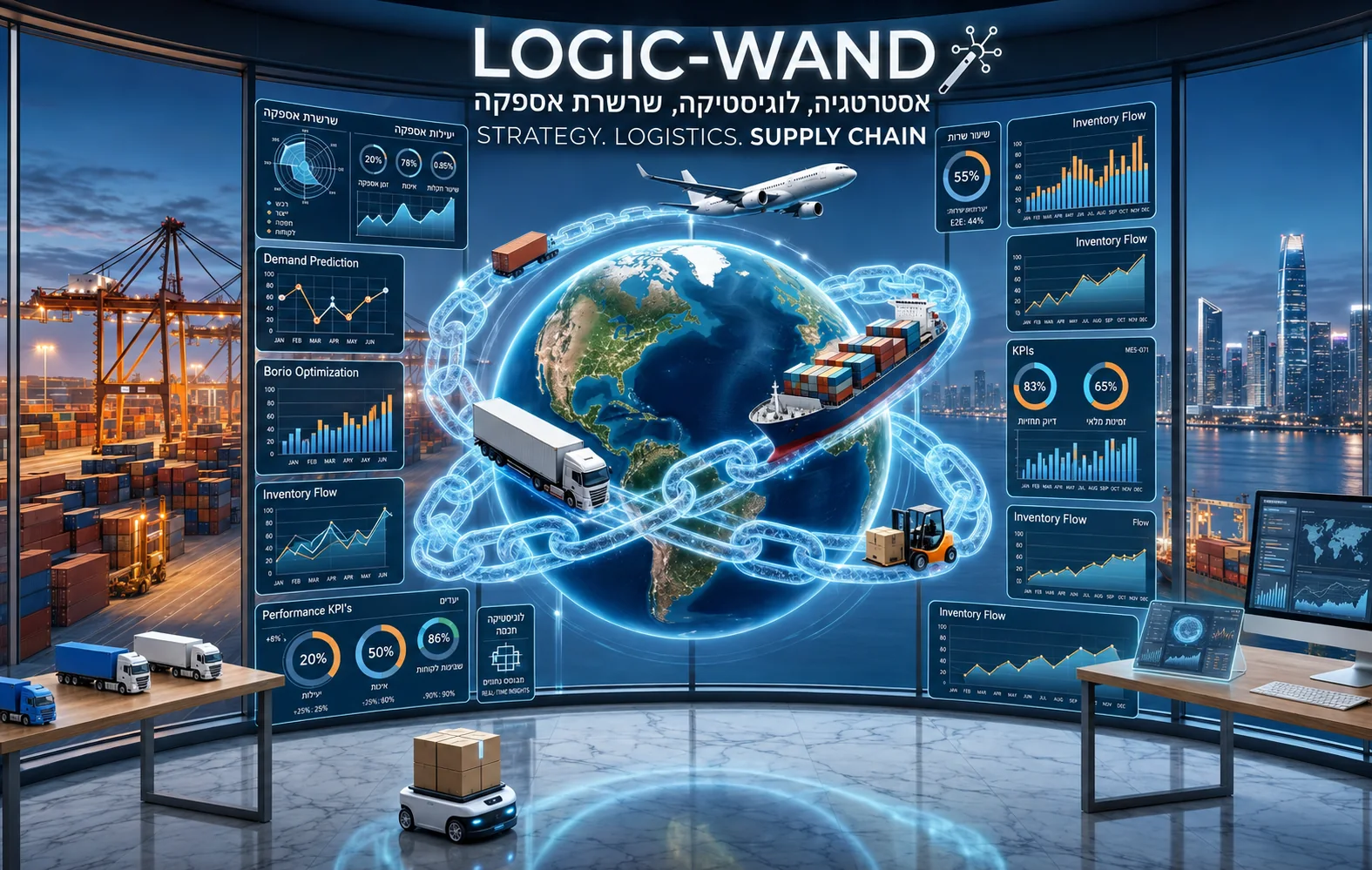מרכז שליטה לוגיסטי גלובלי של Logic Wand